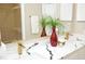 Bathroom featuring a marble countertop, double vanity, and modern gold fixtures at 1815 Chandellay Dr, Durham, NC 27705
