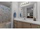 Bathroom with combination tub and shower at 1815 Crystal Downs Lane, Raleigh, NC 27604