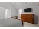 Main bedroom leading to bathroom and closet area at 1815 Crystal Downs Lane, Raleigh, NC 27604