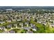 Aerial view of a residential neighborhood with well-maintained homes and lush greenery at 184 Elgin Ct, Burlington, NC 27215