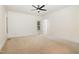Spacious bedroom featuring carpet, a ceiling fan and natural light at 20002 Fountain, Chapel Hill, NC 27517