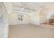 Bonus room with built-in shelving, window, and access to the second floor at 20002 Fountain, Chapel Hill, NC 27517