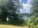 Scenic lake view framed by mature trees, showcasing the tranquil and natural surroundings at 2053 Thornblade Dr, Raleigh, NC 27604