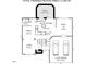 Detailed floor plan shows open layout with eat-in kitchen, dining, living, laundry, and 2-car garage at 2644 Bloomsberry Ridge Dr, Fuquay Varina, NC 27526
