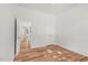 Bedroom featuring wood floors, double doors, and a closet at 3 Waconda Ct, Durham, NC 27713