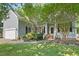 Charming home with a well-maintained lawn and inviting front entrance framed by mature trees at 3 Waconda Ct, Durham, NC 27713