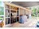 Charming screened patio with wooden deck, offering outdoor living space at 3564 Lower Moncure Rd, Sanford, NC 27330