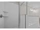 Bright bathroom features a soaking tub with subway tile surround and glass enclosed shower at 400 Nottinghill Walk, Apex, NC 27502