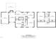 Detailed floor plan showcasing layout of both floors, room dimensions, and total square footage at 405 E Millbrook Rd, Raleigh, NC 27609