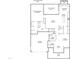 Detailed floor plan showcasing the layout of the home, including bedrooms and living spaces at 42 Juneberry Dr, Chapel Hill, NC 27516