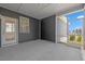The screened patio offers an outdoor living space with views of the surrounding neighborhood at 4716 Crescent Square St # 1314, Raleigh, NC 27616