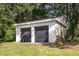 This two-car detached garage offers ample space for vehicles and storage at 500 Ellen Dr, Knightdale, NC 27545