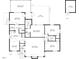 Detailed floor plan showcasing the layout of this home, including the screened porch, primary bedroom, and living spaces at 5315 Mccormick Rd, Durham, NC 27713