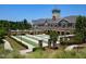 Picturesque clubhouse with bowling greens and manicured lawns at 575 Tomkins Loop, Cary, NC 27519