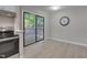Bright dining area with sliding glass doors leading to an outdoor deck at 5905 Westcreek Pl, Raleigh, NC 27606