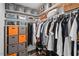 Walk-in closet with clothing racks and shelving at 611 Quartz Dr, Durham, NC 27703