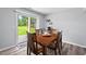 Cozy dining area with a view to the backyard at 611 Quartz Dr, Durham, NC 27703