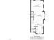 Detailed first floorplan showcasing the layout of the living room, dining area, kitchen, bath and foyer at 6300 Pleasant Pines Dr # 101, Raleigh, NC 27613