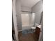 Bathroom featuring shower and tub combination, toilet and vanity at 650 Ganyard Farm Way # 32, Durham, NC 27703