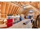 Unfinished attic space offers lots of storage or potential for conversion at 74 Fountain Dr, Clayton, NC 27520