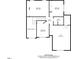 Upstairs floor plan, including bedrooms and an attic, detailing layout and dimensions of each room on the upper level at 74 Fountain Dr, Clayton, NC 27520