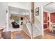 Cozy living area with a fireplace, comfortable seating, and a warm, inviting atmosphere at 74 Fountain Dr, Clayton, NC 27520