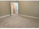 Bedroom features neutral carpet, large windows and ample closet space at 8100 Laurel Mountain Rd, Raleigh, NC 27613