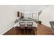 This dining area is conveniently located between the kitchen and the staircase at 8885 Commons Townes Dr, Raleigh, NC 27616
