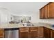Spacious sink and countertop are perfect for meal prepping and cleaning at 8885 Commons Townes Dr, Raleigh, NC 27616