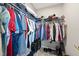 Spacious walk-in closet with ample storage and organization potential for clothes, luggage, and accessories at 8885 Commons Townes Dr, Raleigh, NC 27616