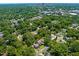 Aerial view of a neighborhood showcasing lush greenery and well-maintained homes at 1022 Carolina Ave, Durham, NC 27705