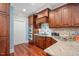 Kitchen showcasing custom cabinets, stainless steel appliances, and granite countertops at 107 Sonoma Valley Dr, Cary, NC 27518