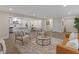 Open-concept living space featuring a kitchen, dining area, and comfortable seating area at 1709 Hawthorne Lane Ln, Burlington, NC 27215