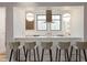 Bar area featuring pendant lights, and chairs at 173 Churchill Way, Clayton, NC 27520