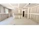 Open kitchen area under construction with drywall and natural light at 189 Gobbler Dr, Smithfield, NC 27577