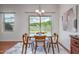 Bright dining room with sliding glass doors that offer ample natural light at 2007 October Dr, Durham, NC 27703