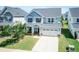 Charming two-story home featuring a two car garage, inviting front porch, and well-manicured lawn at 2008 Campana Dr, Raleigh, NC 27603