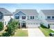 Charming two-story home featuring a manicured lawn and a two-car garage on a sunny day at 2008 Campana Dr, Raleigh, NC 27603