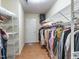A walk-in closet provides plenty of space for storage and organization at 2109 Star Sapphire Dr, Raleigh, NC 27610