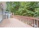 Beautiful backyard deck offering ample space, outdoor relaxation, and stylish design at 2208 Pathway Dr, Chapel Hill, NC 27516