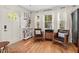 Inviting living room featuring hardwood floors and comfortable seating at 2410 Huron St, Durham, NC 27707