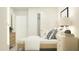 Neutral bedroom with two dressers, lamps and modern style at 66 Digging Time Ave, Princeton, NC 27569