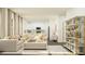 Bright living room with modern decor and open to the kitchen at 66 Digging Time Ave, Princeton, NC 27569