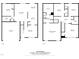This is the floor plan of the first and second floor layout of the property at 737 Botanical Ct, Bunnlevel, NC 28323