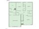 This is a floor plan of the second floor, outlining all the rooms and showing the layout of the property at 737 Botanical Ct, Bunnlevel, NC 28323