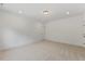 Spacious bedroom featuring recessed lighting and plush carpeting at 8420 Bells Lake Rd, Apex, NC 27539