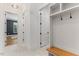 Hallway leading to the mudroom and other rooms at 8420 Bells Lake Rd, Apex, NC 27539