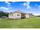 The backyard features a well-manicured lawn and a peaceful atmosphere at 88 Longo Ln, Benson, NC 27504