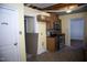 Unfinished kitchen featuring stainless steel appliances and granite countertops at 103 Sara Dr, Nashville, NC 27856