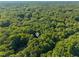 Aerial view of the wooded location of the home at 10836 Wilmore Dr, Raleigh, NC 27614